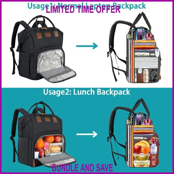 17 laptop travel backpack OIWAS Rolling with Wheels – 15.6